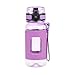 Gourde Bouteille Reutilisable Gourde Thermos Gourde pour Enfant Gourde RandonnéE for Sport Voyage Enfant Adulte ÉCole Camping RandonnéE Bureau La Bicyclette Purple,350ml