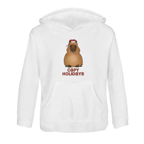 Azeeda 'Capybara Christmas Greeting' Children's Hoodie/Hooded Sweater (KO041927)