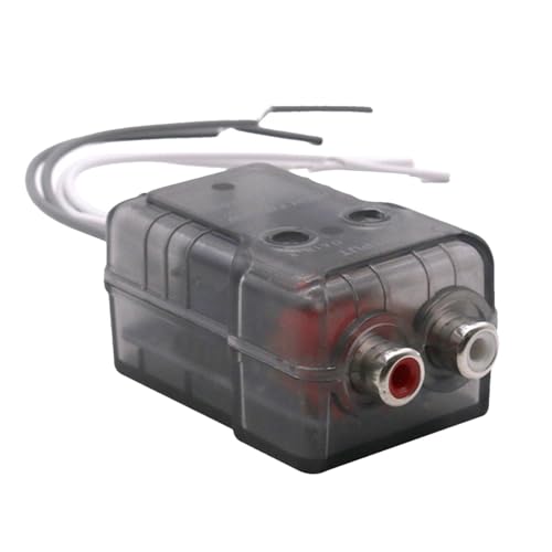 Générique Convertisseur d'impédance de Haut-Parleur Haut à Bas | Convertisseur de Sortie de Ligne amplificateur réglable pour autoradio | Convertisseur Haut-Bas de Haut-Parleur Audio de Voiture