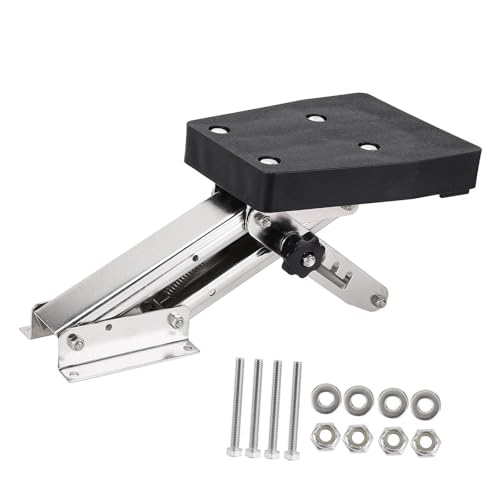 RNXRZANK Heavy Duty Engine Support Bracket for Outboard Motors, Black
