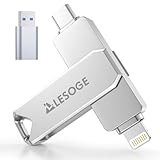 【2026新登場！Apple MFi認定 iphone usbメモリ】LESOCE 512GB 4in1 高速 データ保存 usbメモリ タイプc メモリースティック Lightning/type-cコネクタ搭載 容量不足解消 iOS/iPad/PC/Macbook/Android 対応 合金製 耐久性 防塵性 iPhone/13/14/15/16/17/Air/Pro/ProMax各種対応