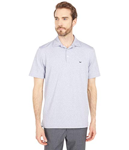 vineyard vines Men's St. Jean Short Sleeve Stripe Sankaty Polo, Stripe Hammerhead, Medium