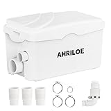 450W Sink Pump, Macerator Pump with 3 Inlets/1 Outlets, Sewage Pumps for Sink,...