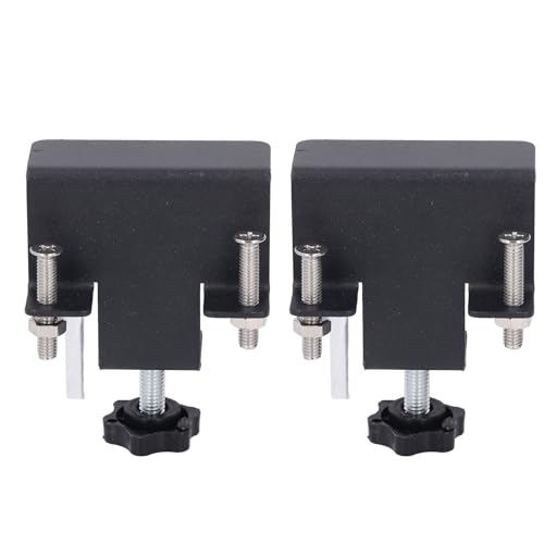 2 pieces d�foutil d�faide au montage de portes d�farmoire, niveau reglable en acier inoxydable, gabarit de positionnement pour l�fin