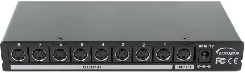 Shinybow 1X8 (1:8) 8-Way S-Video (Y/C) Video Splitter Distribution Amplifier Sb-3706Sv #TOP2