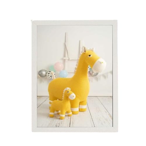 Tableau multicolore Crochetts Cheval idée cadeau anniversaire décoration - 2