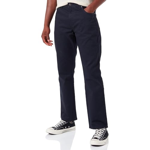 Jeans Wrangler pour homme coupe droite navy 33W / 30L idéal du bureau au weekend