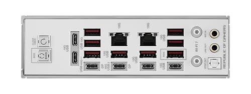 ROG Crosshair X870E GLACIAL, Scheda Madre AMD E-ATX, 24+2+2 Fasi di Alimentazione, Slot DDR5, Ethernet Dual Realtek 10G, PCIe 5.0, PCIe 4., USB4, USB-C,  AI Advisor, Schermo a Colori, Bianca - Scheda madre - Immagine 6