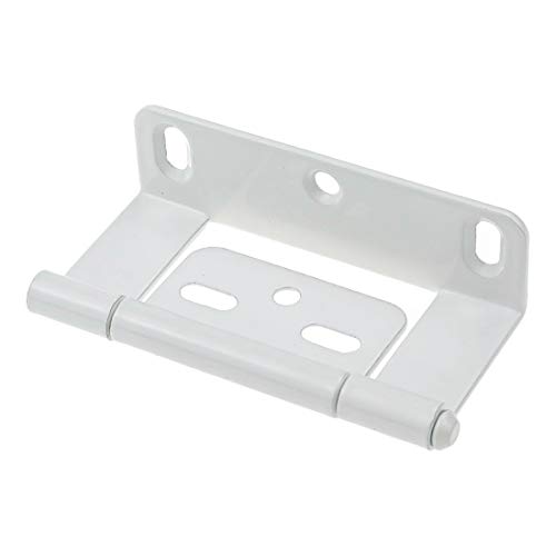 Lc Lictop Full Inset Partial Wrap Non-Mortise Door Hinges White Vintage Cabinet Furniture Hinge 4Pcs #TOP2