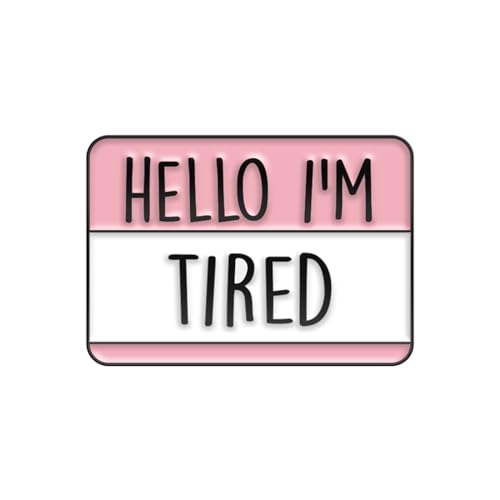 Image of Fun Dialog Enamel Brooch Pins - Express Your Mood with Humor