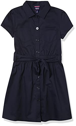 French Toast girls Twill Safari Shirtdress