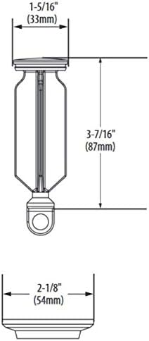 Miniatura 2 de Moen 10709ORB - Tapón de drenaje de fregadero emergente de bronce aceitado para baño