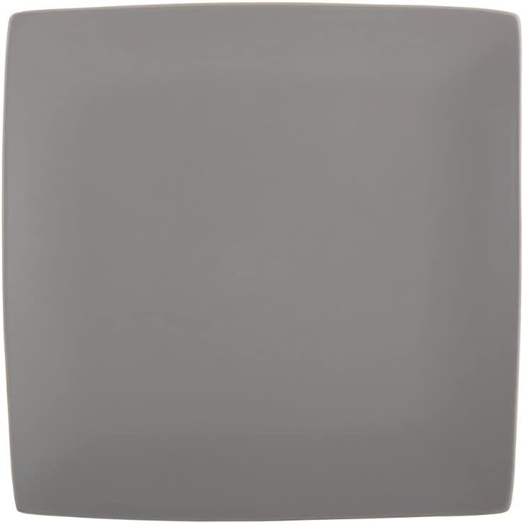 Creative TopsMikasa Gourmet Basics Stoneware Square Side Plate, Matt Grey, 7.500 x 17.000 x 17.000 cm