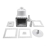 Design pratique : dispose d'un grand panier de collecte de débris, d'un accès au panier supérieur et avant, d'un déversoir amovible et d'une compatibilité avec les piscines larges.