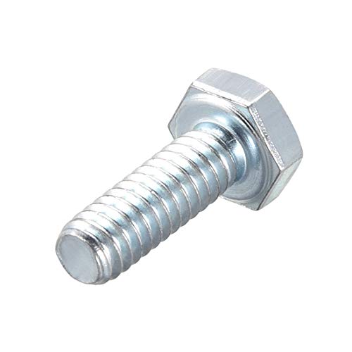 Image of uxcell Hex Head Screw Bolts Carbon Steel 1 /4 inch-20x3 /4 inch Fastener Grade 5 UNC 20pcs