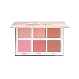 KARA BEAUTY Chic to Chic Neutral Blush Palette - 6 Matte & Satin Shades, Buildable Face Makeup for All Skin Tones | Lightweight Powder Blush for Makeup Kit, Makeup Set, Contour & Bronzer Looks