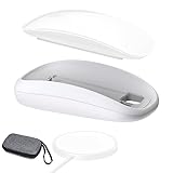 magic charger circle 【Facile ricarica wireless】Basta posizionare il Magic Mouse 2 e la base sul caricabatterie wireless e la ricarica si avvierà automaticamente. Non c'è bisogno di estrarre il mouse. La nostra stazione di ricarica pratica ed estetica consente di risparmiare spazio e mantiene in ordine la scrivania.