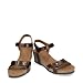 Panama Jack Julia Clay, Sandalia con Pulsera Mujer, Marrón (Cuero B1), 38...