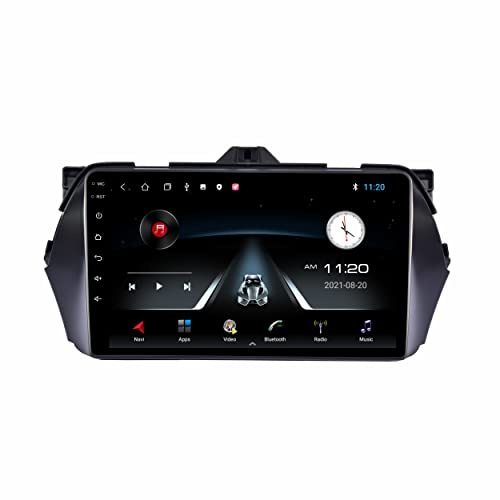 Image of 9 Inches Advanced Car Radio Receiver Android System for Maruti Ciaz with 2GB /32GB RAM & ROM, Gorilla Glass /Full HD Display /WiFi /GPS /Steering Wheel Connectivity and HD Parking Camera