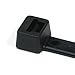 Hellermann Tyton T150XL0X2 Heavy Duty Cable Tie, 43.1 Long, 175 lb Tensile Strength, PA66, Black (Pack of 25) by Hellermann Tyton