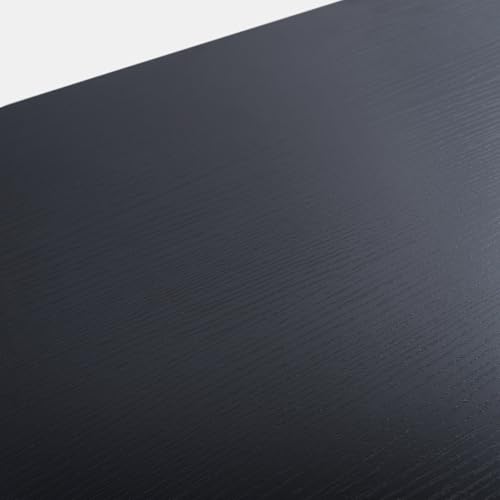 OHS Coffee Side Table with Metal Frame, Modern Wooden Top Stylish & Durable Industrial Centre Table For Living Room Office & Compact Spaces Easy Assembly, Black-90x48x40cm - Image 7