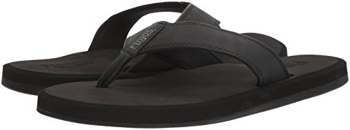 Flojos Men's Cole2.0 Flip-Flop, Black, 10 #TOP6