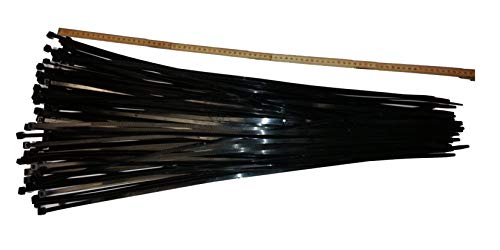 Fascette per cablaggio - Stringicavo - 100pz - Nero - 7,8 x 750 mm - PC24 Shop & Service Qualità Superiore