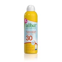 Alba Botanica Hawaiian Coconut, SPF 30 Sunscreen Spray, 6 Fl Oz