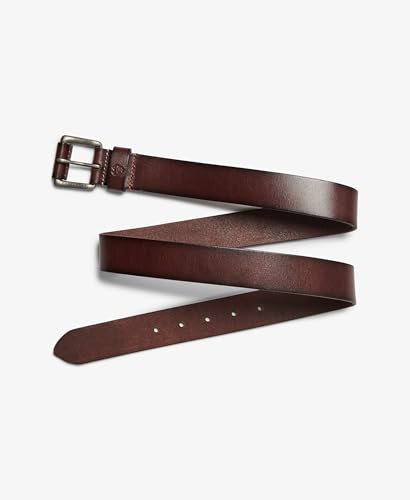 Ceinture classique en cuir véritable Superdry, l'authenticité d'un style intemporel - 4