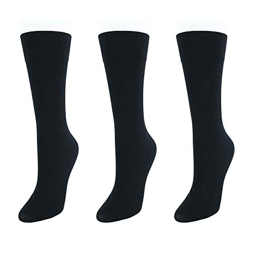 Image of Gold Toe Women's Pima Cotton Blend Trouser Socks (3 Pair Pack)