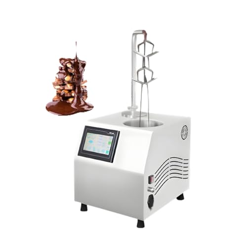 SIEEOUR Máquina Derretidora De Chocolate 5.5L, Dispensador De Chocolate, Calentadores De Alimentos, Máquina Templadora De Chocolate, para Cobertura, Barras, Fuente De Fiesta