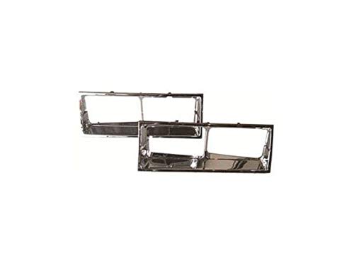 Marketplace Auto Parts Right Passenger Side Headlight Bezel - Chrome - Compatible with 1981-1986 Oldsmobile Cutlass Supreme
