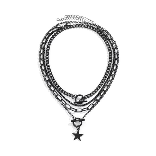Ensemble ras du cou gothique noir, cadeau idéal d'anniversaire et de Noël pour femme