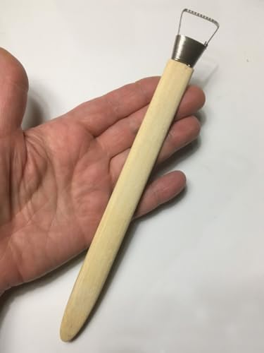 M00553 MOREZMORE Clay Scraper Rake 21mm Pottery Sculpting Modeling Tool with Teeth G25-A