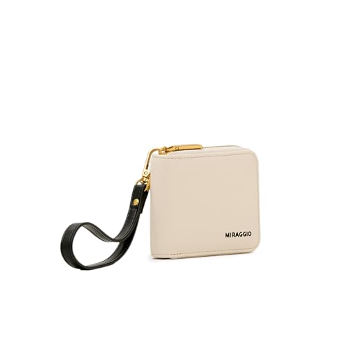 Image of Miraggio Cody Wallet with Detachable Wristlet | One Main Compartments | 6 Card Slots | Women Wallets | Gift Items for Women (Ivory)
