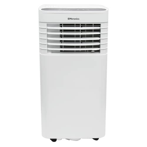 EMtronics 7,000BTU Portable Air Conditioner, Dehumidifier and Cooling Fan 3-in-1 with Remote Control, 24 Hour Timer and Air Con Window Vent Kit - White - Image 2
