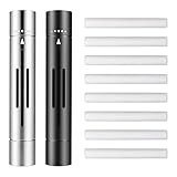 2 Stück Auto Duft Innenraum, Diffuser für Ätherische Öle, mit 8 Geruchsneutraler Nachfüllstift/Nachfüllauflagen, für Auto Zubehö Innenraum & Lüftung