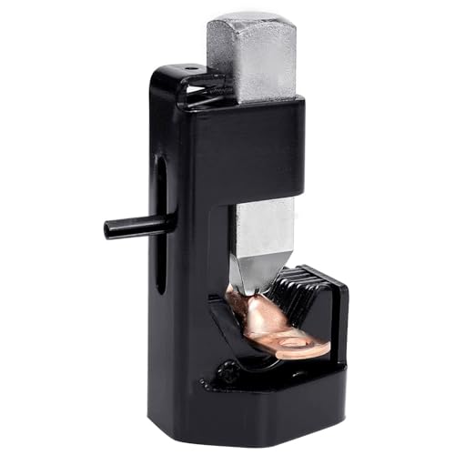 Hammer Battery Lug Crimper Tool Heavy Duty Wire Cable Hammer Lug Crimping Tool, Hammer Cable Crimper Tool Battery Welding Cable for Crimps Battery Welding Cable 8 AWG TO 0000 Wire Gauge
