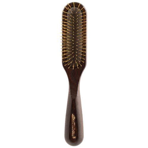 Chris Christensen 20 mm Oblong Pin Dog Brush, Fusion Series, Groom Like a Professional, Brass Pins, 100% Static Free, Ground and Polished Tips