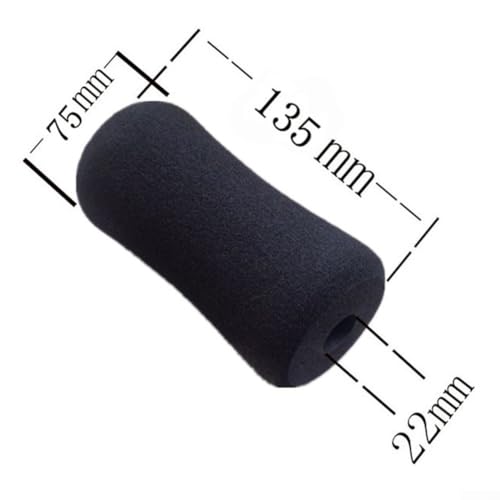Foam Foot para RODILLOS PADS, espuma de repuesto para PADS para máquina de curl de piernas, equipos para ejercicio en casa de gimnasio de peso (2 piezas 135MM), como muestra la imagen miniatura 2