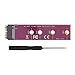 suckoo for MacBook Air Pro 2013-2017 A1465 A1466 A1398 A1502 12+16Pin to NVME M-Key M.2 PCI-E 4.0 3.0 SSD Hard Drive 2230 2242 2260 2280 Adapter Expansion Board Upgrade Converter Purple