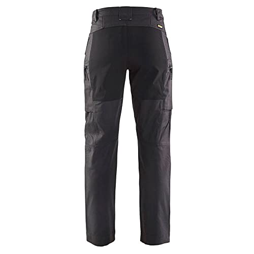 Pantalones de servicio Mujer Blakläder 715911469899 C32 verde oscuro negro 3