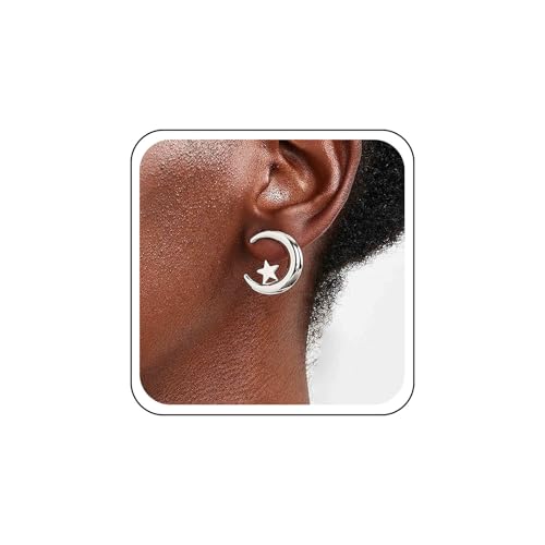 Boucles d'oreilles croissant de lune dorées : finis les bijoux lourds