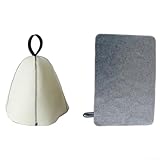 Couvre-tête de protection : le chapeau de sauna sert de housse de protection pour votre tête, aidant à prévenir la surchauffe afin que vous puissiez profiter de votre sauna en toute sécurité