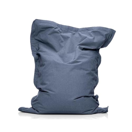 Sofdicht Funda de Puff Pera Sin Relleno, Puf Grande Impermeable Oxford para Interior y Exterior Bolsa de Frijoles para niños Adolescentes y Adultos,Light Gray,140 * 180cm
