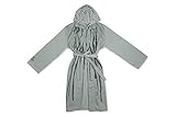 Doctor Who Weeping Angel Adult Jersey Bath Robe | Officially Licensed Doctor Who Sleeping Robe Grey,...