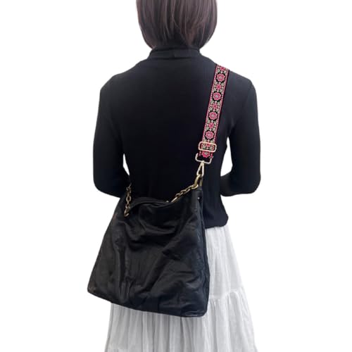 Image of Purse Strap Replacement Wide Adjustable Crossbody Shoulder Strap Guitar Straps for Handbags