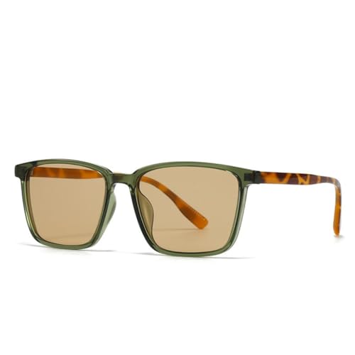 Lunettes de soleil rivets tendance léopard rétro pour homme femme look vintage UV400