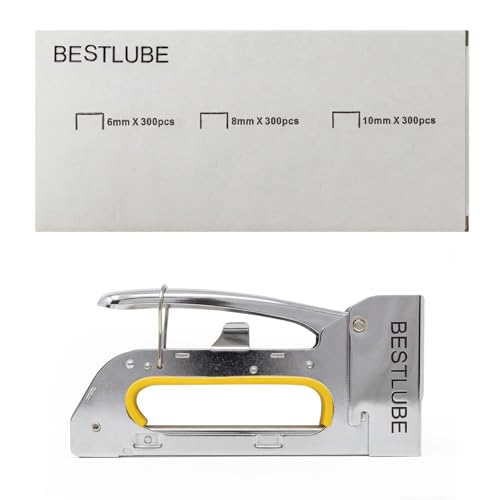 Agrafeuse manuelle en acier pour fixer vos tissus sur bois sans effort