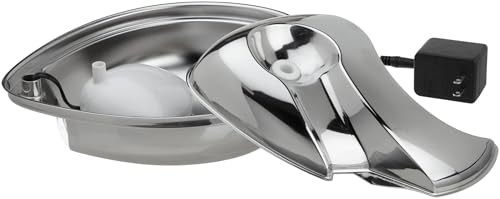 Image of Pioneer Pet Stainless Steel Fountain Raindrop Design, 60oz (Pack of 4)